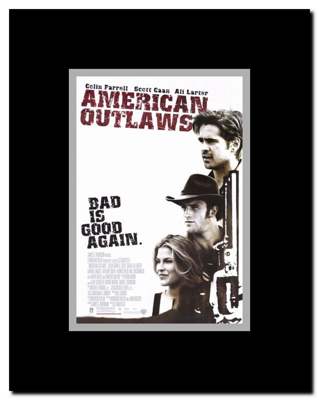 American Outlaws Framed Movie Poster
