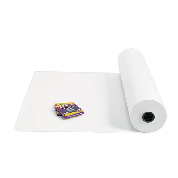 American Paper White Butcher Roll, White Paper, Arts and Crafts, 36" x 1000' , Drawing, Wall Art, Bulletin Boards, Kids Crafts (Item # 4036)