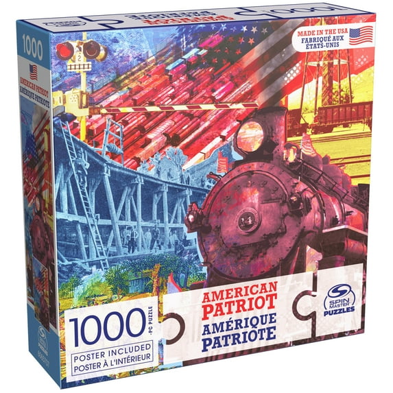 American Patriot 1000-Piece Go West Railroads Puzzle Walmart Exclusive