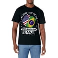 thumbnail image 1 of American Patriot Brazil Flag American Brazilian Roots T-Shirt, 1 of 4