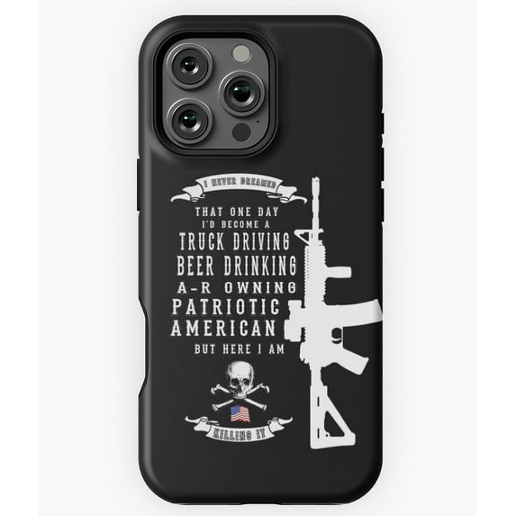 American Patriot USA Pride N4142 Phone Case for iPhone 17 16 15 14 13 12 11 Pro Max