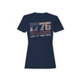 thumbnail image 1 of American Patriotic 1776 design Women's T-shirt, 1 of 3
