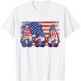 thumbnail image 1 of American Patriotic Gnomes USA Independence Day 4th Of July T-Shirt, 1 of 4