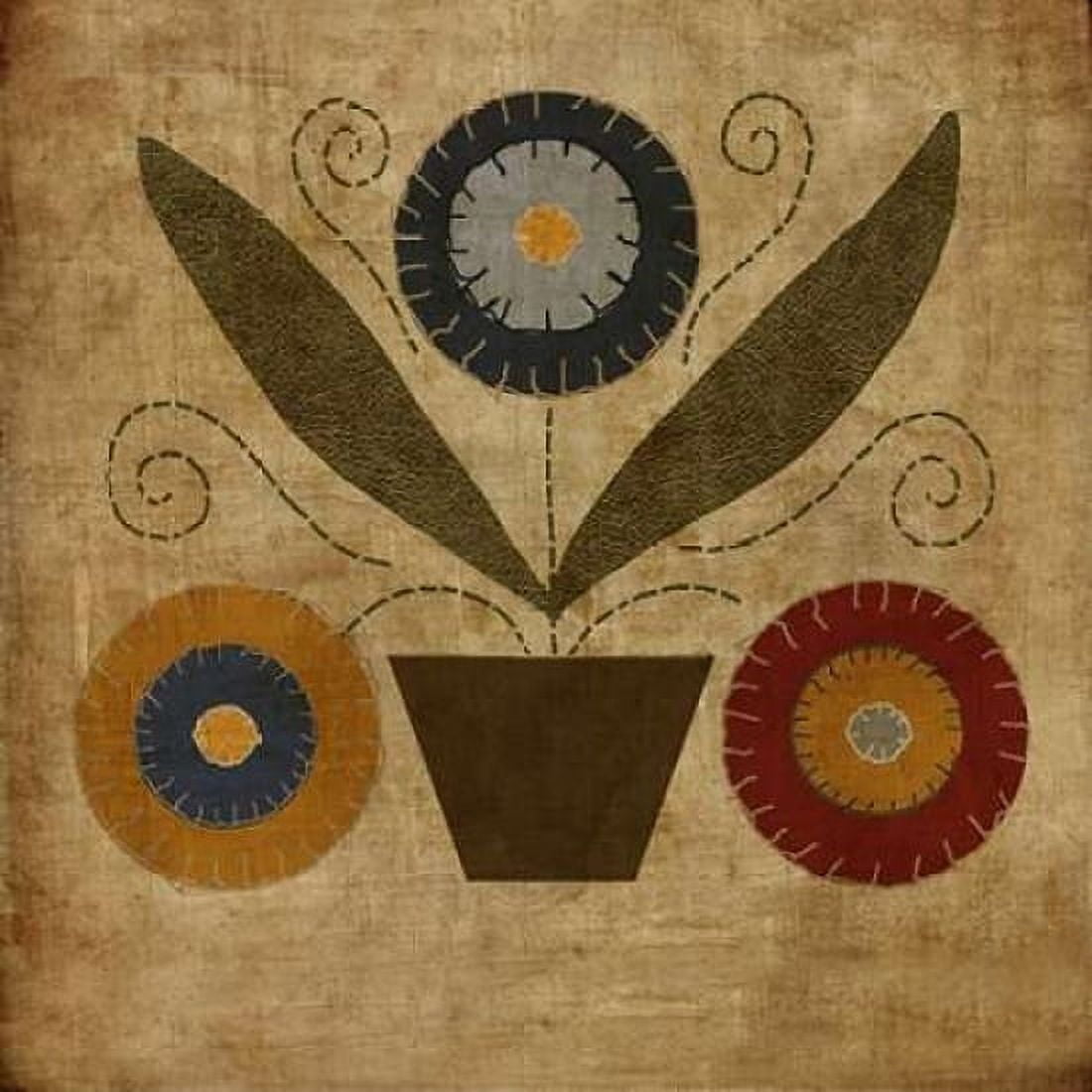 American Penny Rug II Canvas Art - Beth Albert (24 x 24)