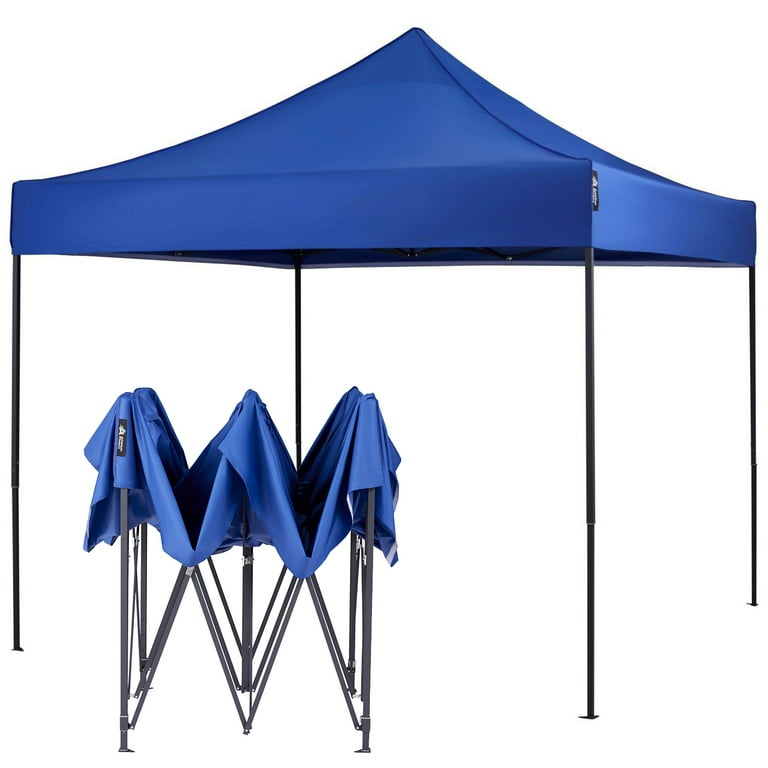 American Phoenix 10x10ft Blue Pop-up Canopy Tent, Commercial