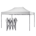thumbnail image 1 of American Phoenix 10x15 ft White Pop up Canopy Tents Portable Commercial Market Shelter, 1 of 5