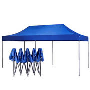 American Phoenix 10x20 ft Blue Pop up Canopy Tents Commercial Fair Shelter