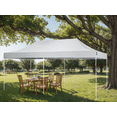 thumbnail image 1 of American Phoenix 10x20 ft White Pop up Beach Canopy Commercial Fair Sun Shelter, 1 of 5