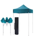 thumbnail image 1 of American Phoenix 5x5 ft Teal Pop up Canopy Tents Portable Commercial Fair Shelter, 1 of 5