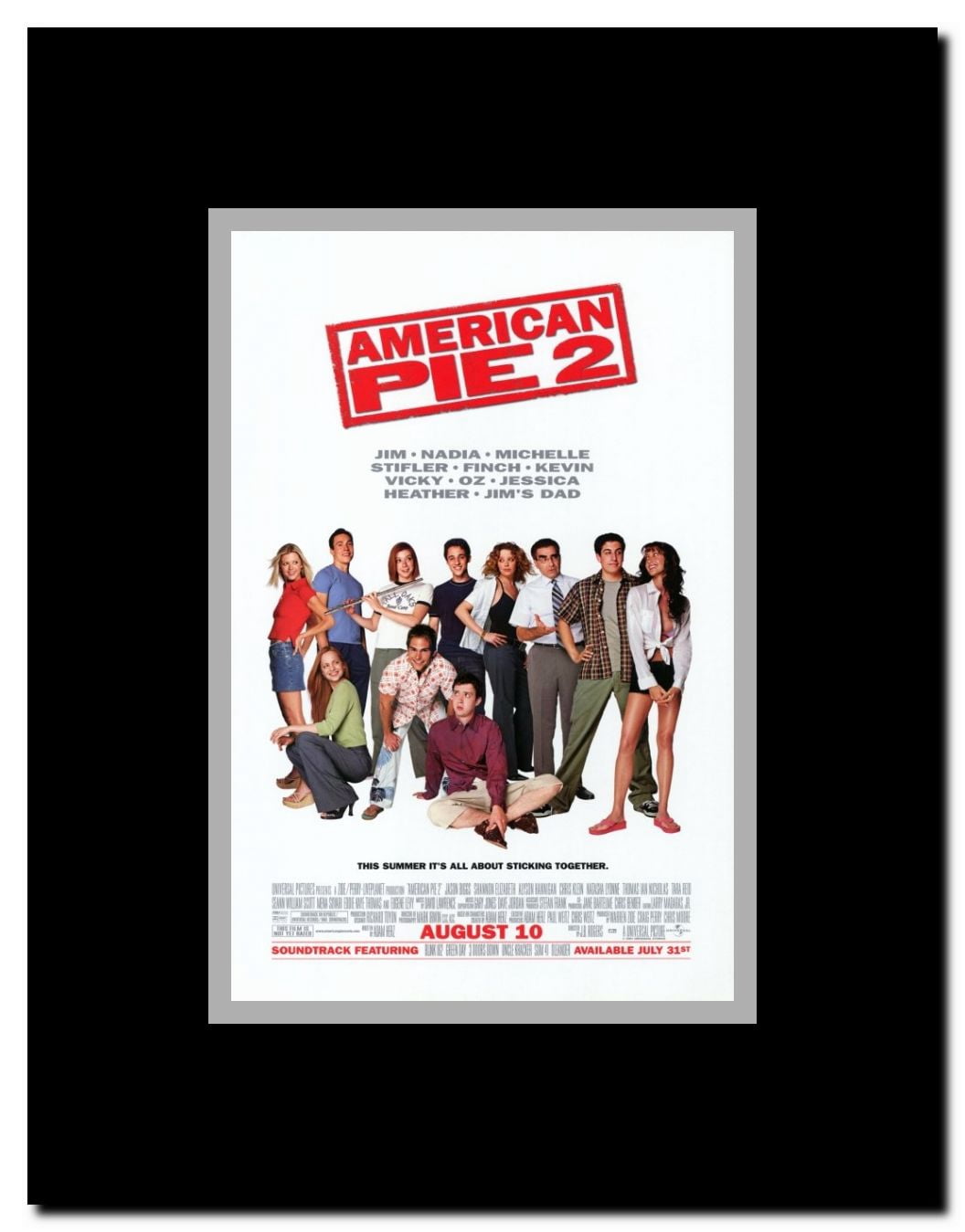 American Pie 2 Framed Movie Poster