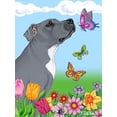 thumbnail image 1 of American Pit Bull Blue - Best of Breed Butterfly Garden Flag, 1 of 1