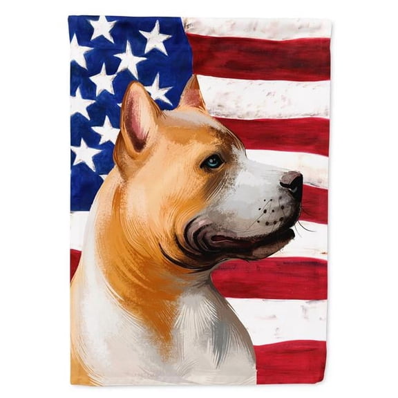 American Pit Bull Terrier American Canvas House Flag - 28 x 0.01 x 40 in.