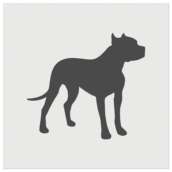 American Pit Bull Terrier Dog Solid DIY Cookie Wall Craft Stencil - 3.5 Inch