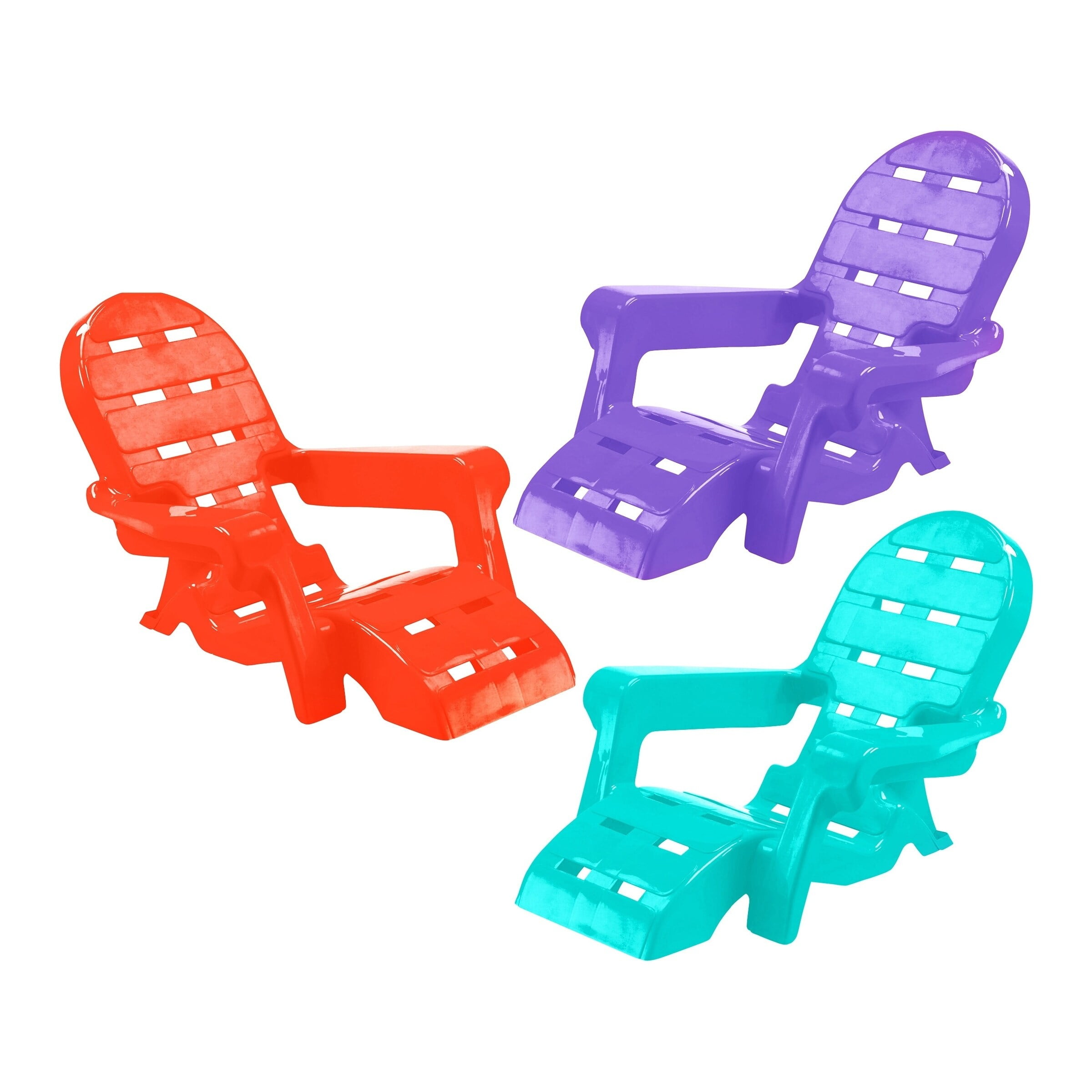 American Plastic Toys  Kid's Beach Chair Assortment 6-Pack