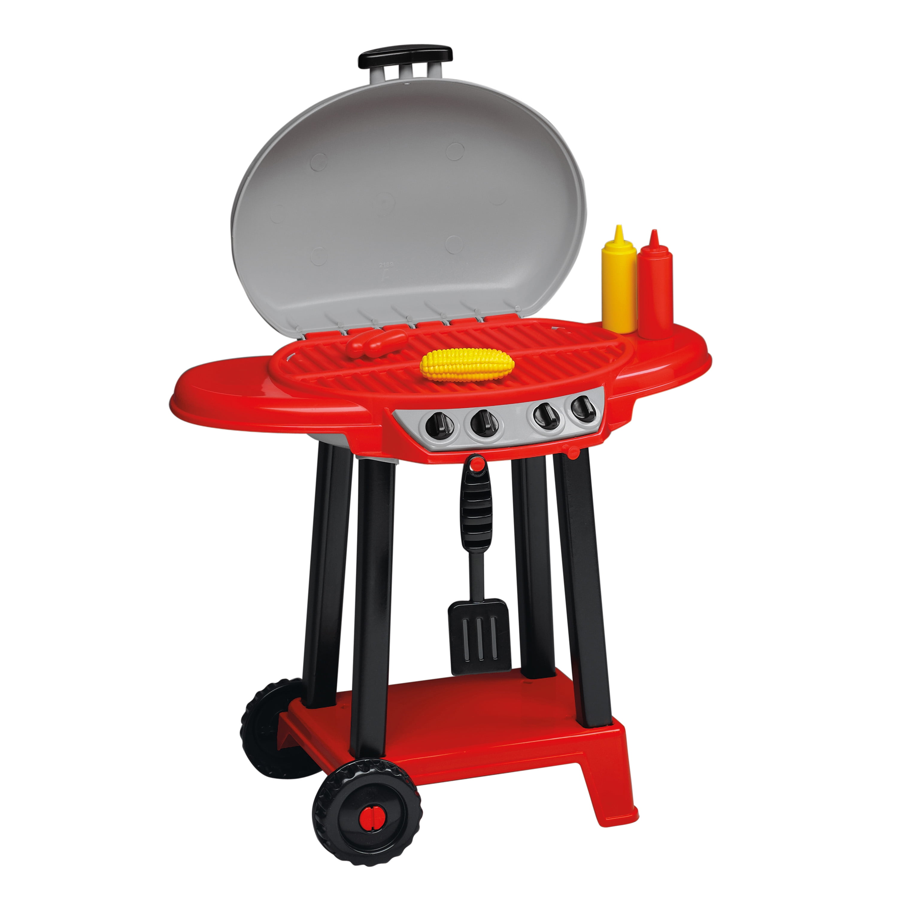 American Plastic Toys My Very Own Play Grill Set with 12 Piece Accessory Play Set for Kids