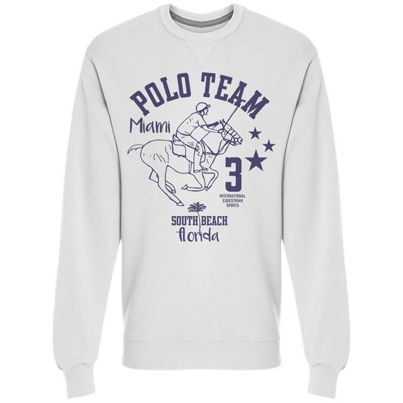 American Polo Sports Team Sweatshirt Men -Image by Shutterstock, Male Small