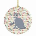 thumbnail image 1 of American Polydactyl #2 Cat Christmas Ceramic Ornament 2.8 in x 2.8 in, 1 of 3