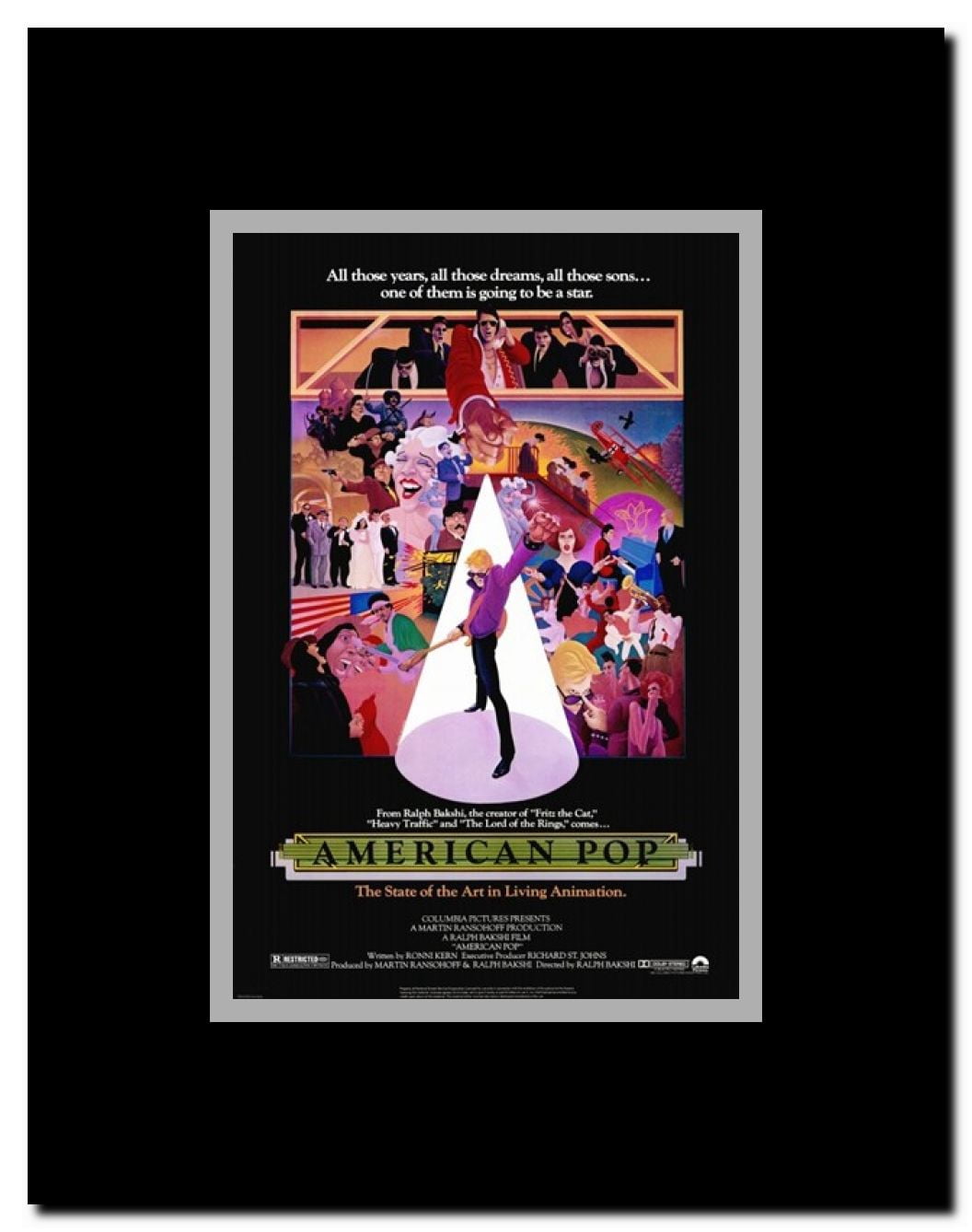 American Pop Framed Movie Poster
