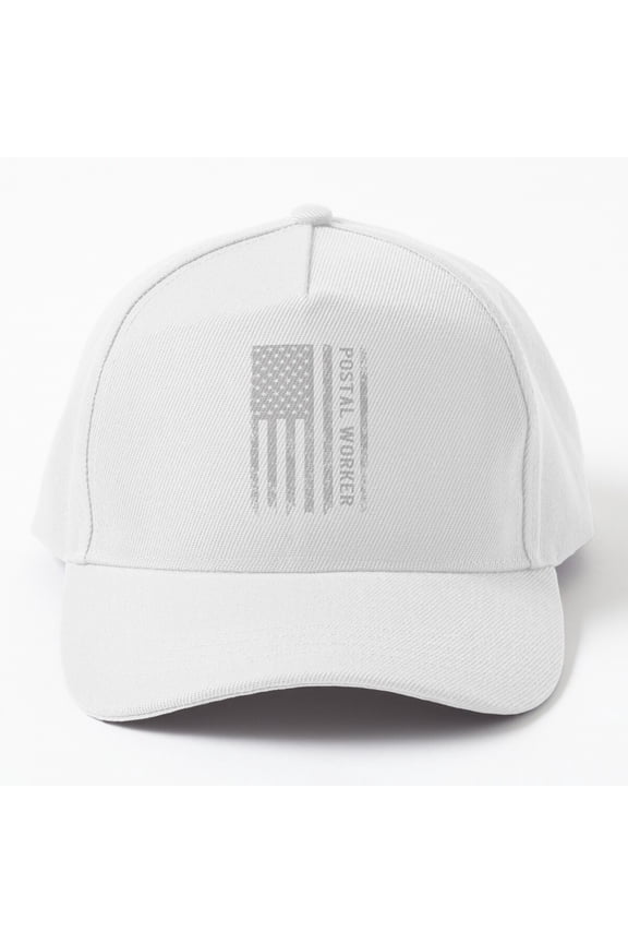 American Postal Worker Baseball Cap, USA Flag Mail Carrier Profession Design, Classic Hat