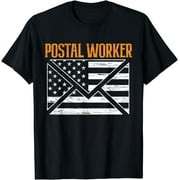 American Postal Worker USA Flag Mailman Mail 4th of July T-Shirt