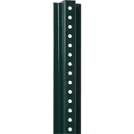 American Posts Delineator Fence U-Post - Painted Green Steel - 7 Ft — Interior & Exterior Use, Professional Finish