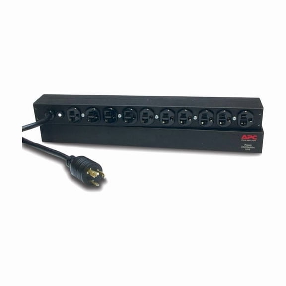 American Power Conversion (APC) AP9564 1U Basic Rack PDU, 20A, 120V Output, 10x NEMA 5-20R Output Connection