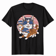 thumbnail image 1 of American Pride Cat Tee USA Flag Patriotic 4th of July Shirt, 1 of 5