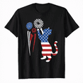 thumbnail image 1 of American Pride Cat Tee - USA Flag Patriotic 4th of July Shirt, 1 of 5