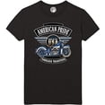 thumbnail image 1 of American Pride Flathead Motorcycle Printed T-Shirt, 1 of 4