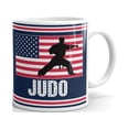 thumbnail image 1 of American Pride Judo Martial Arts Coffee Tea Ceramic Mug Office Work Cup Gift 11 oz, 1 of 3
