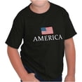 thumbnail image 1 of American Pride Patriotic July 4th Crewneck T Shirts Boy Girl Teen Brisco Brands M, 1 of 6