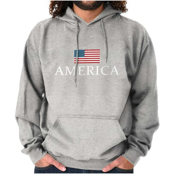 American Pride Patriotic July 4th Unisex Plus Fleece Graphic Hoodie Brisco Brands 3X