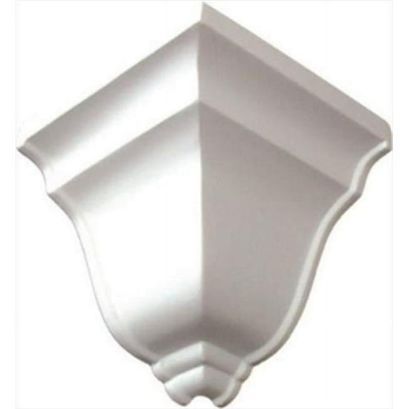 American Pro Decor 5APD10075 4 x 4 in. Plain Inside Corner For Crown Moulding