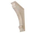 thumbnail image 1 of American Pro Decor 5APD10575 Medium Plain Bracket Wood Corbel, 1 of 6