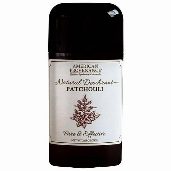 American Provenance 234429 2.65 oz Patchouli Natural Deodorant
