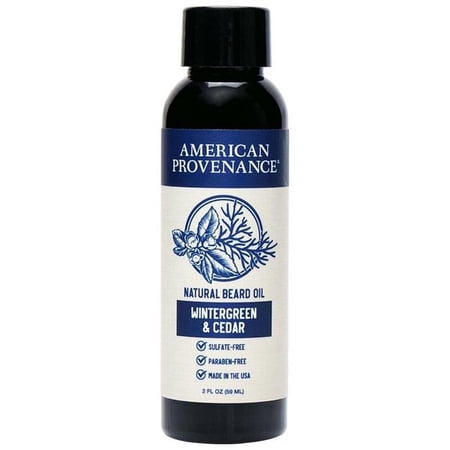 American Provenance 237925 2 oz Wintergreen & Cedar Beard Oil