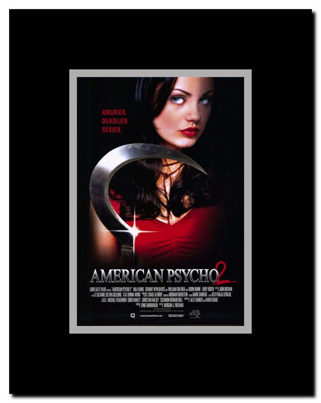 American Psycho 2: All American Girl Framed Movie Poster