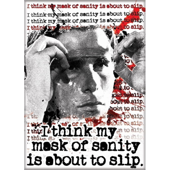 American Psycho Mask of Sanity Patrick Bateman 2.5 X 3.5 Inch Magnet