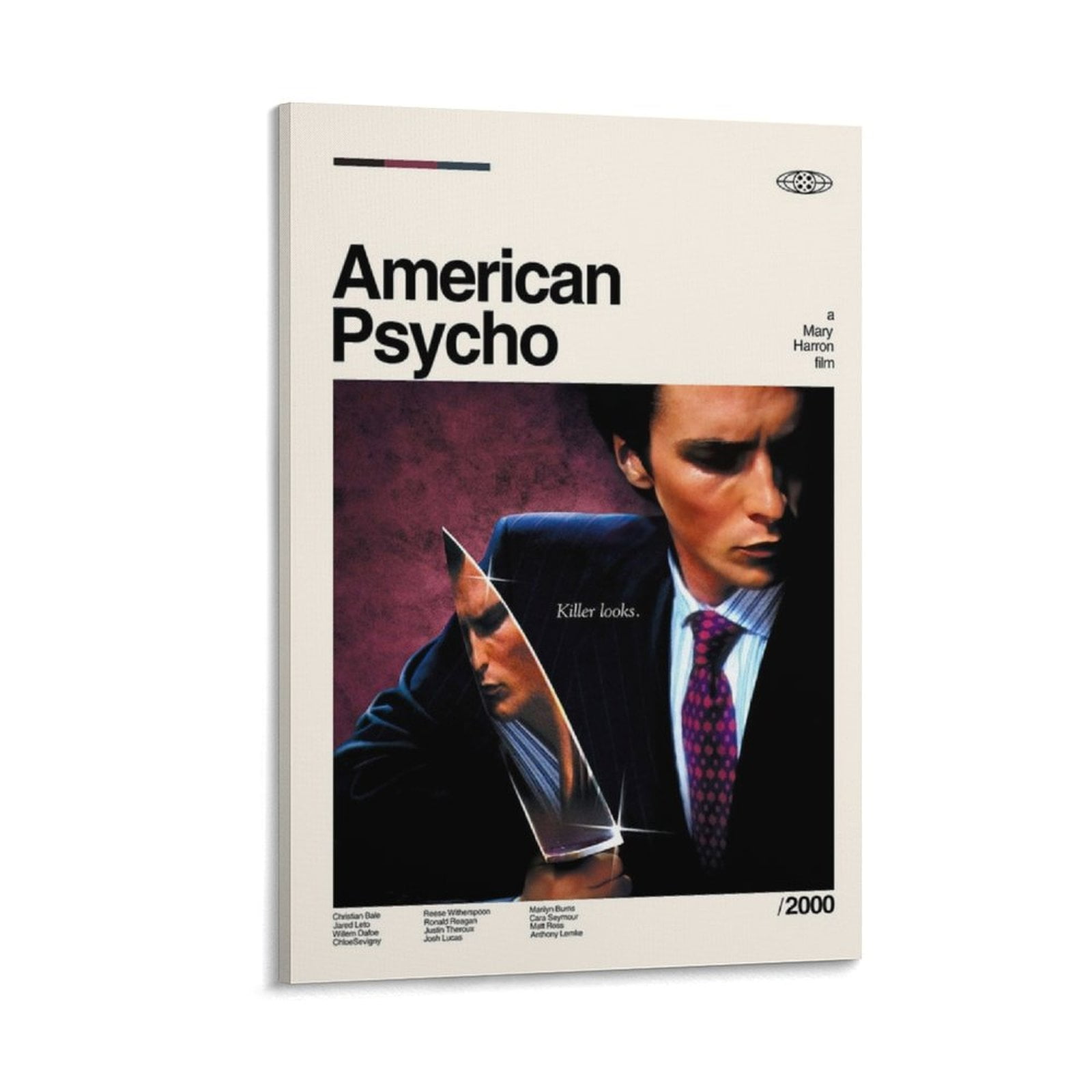 American Psycho Poster, American Psycho Print, Midcentury Poster ...