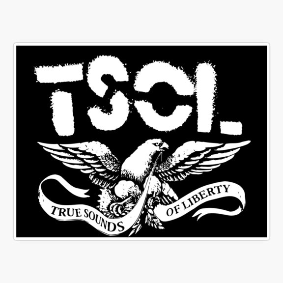 American Punk Music Style Sticker