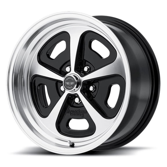 American Racing 500 Mono Cast 15X8 5X114.30 Gloss Black Machined (0 Mm) Wheel Rim