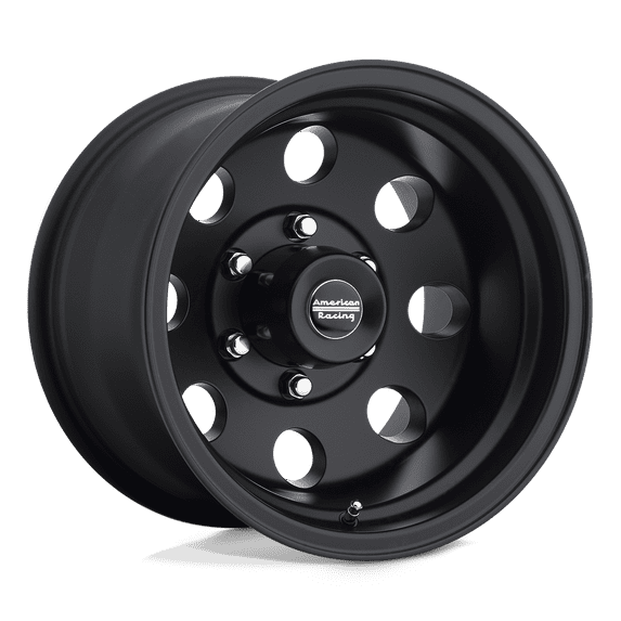 American Racing Aluminum Rim AR172 BAJA 15X10in Satin Black Finish, AR1725173B