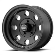 American Racing Baja, 16x8 with 6 on 5.5 Bolt Pattern - Satin Black - AR1726883B Wheel Rim