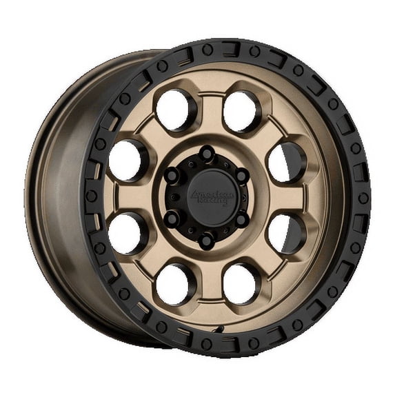 American Racing Aluminum Rim AR201 18X9in Matte Bronze Black Lip Finish, AR20189058640
