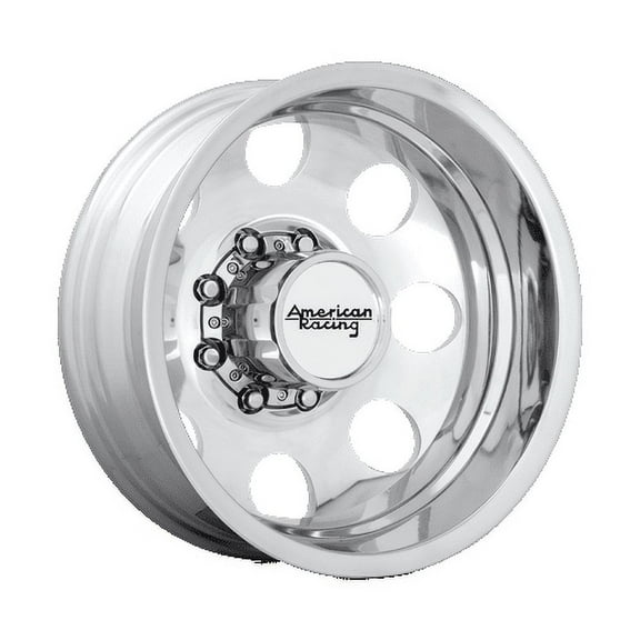 American Racing Aluminum Rim AR204 BAJA DUALLY 16X6in Polished - Rear Finish, AR204660871134N
