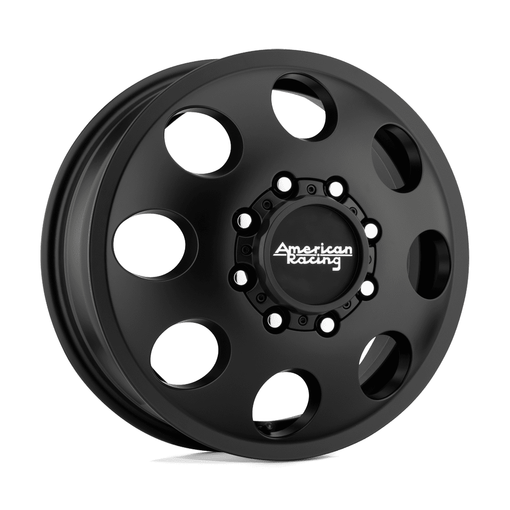 American Racing Aluminum Rim AR204 BAJA DUALLY 17X6.5in Satin Black - Front Finish, AR204765827111