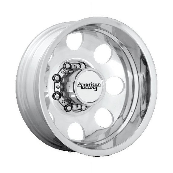 American Racing Aluminum Rim AR204 BAJA DUALLY 17X6in Polished - Rear Finish, AR204760901134N