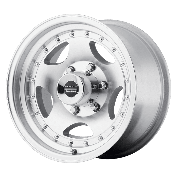 American Racing Aluminum Rim AR23 15X7in Machined Finish, AR235773