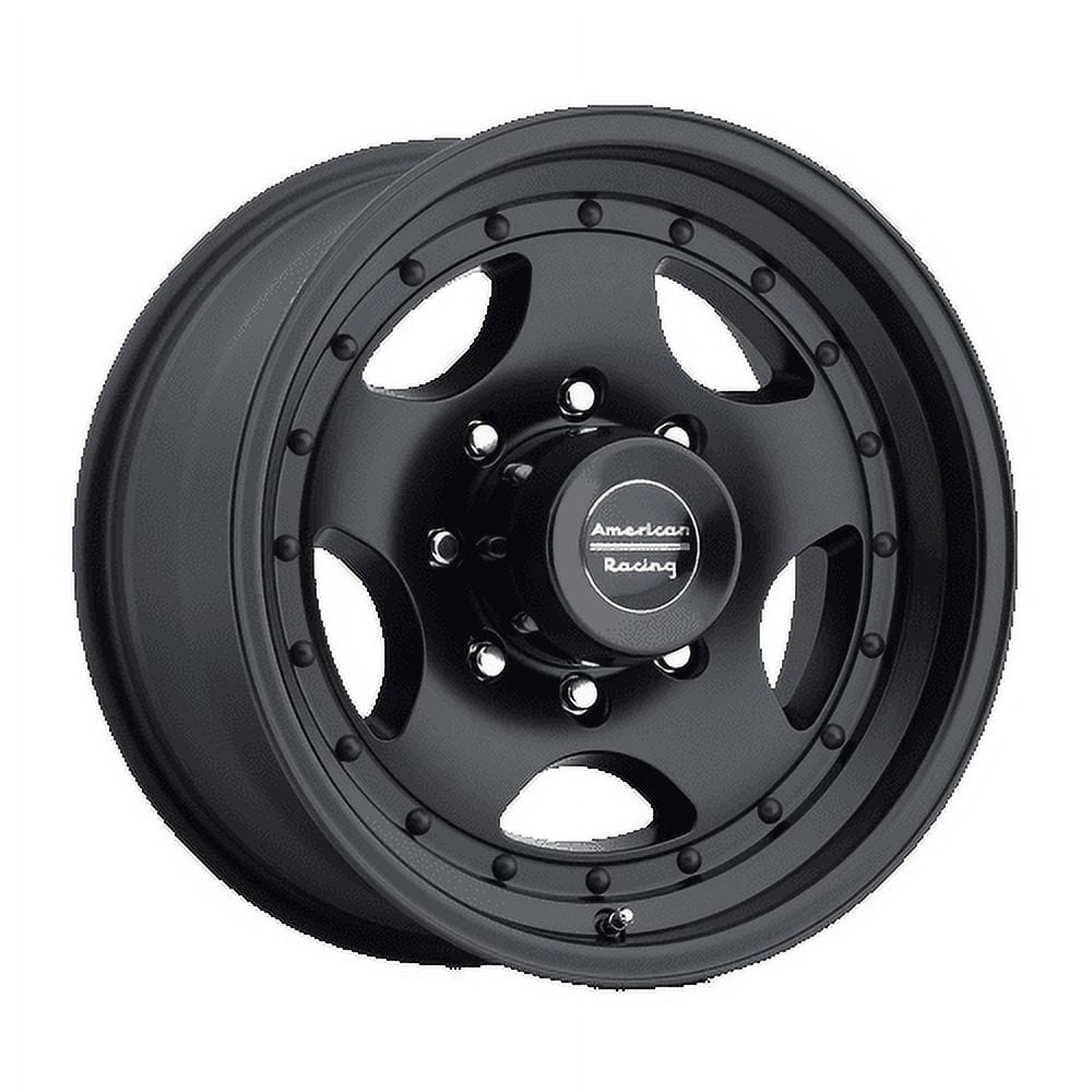 American Racing Aluminum Rim AR23 15X7in Satin Black Finish, AR235765B