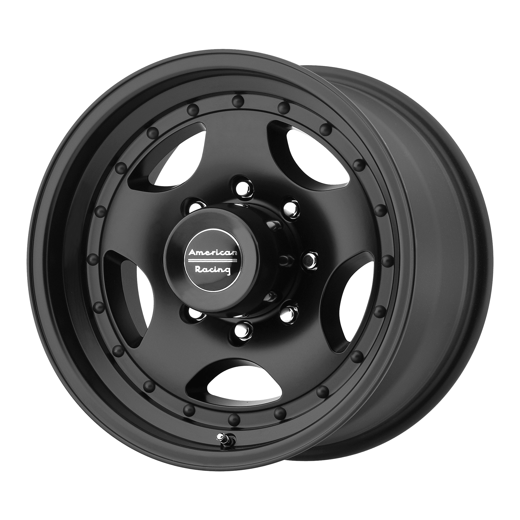 American Racing Aluminum Rim AR23 16X7in Satin Black Finish, AR236782B